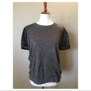 Banana Republic faux leather shirt. Medium.❤️